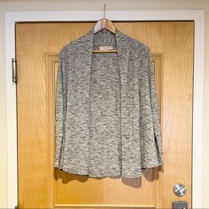LOFT Vinyasa Flare Cardigan - Heather Gray